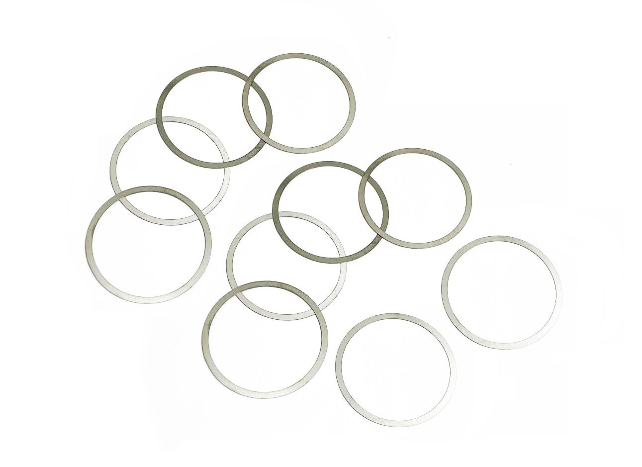 Stainless Steel 0.2mm Disc Brake Rotor Spacer Center Lock Shims 10-pack