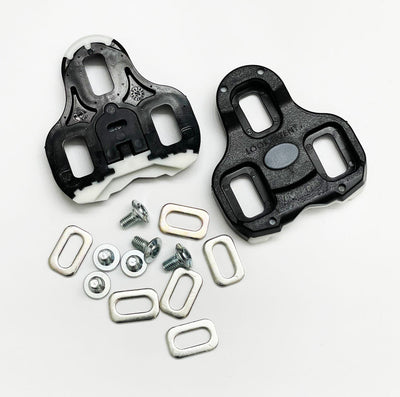 Look Keo Pedal Replacement Cleat Set Black 0 Degrees Float w Mounting Hardware