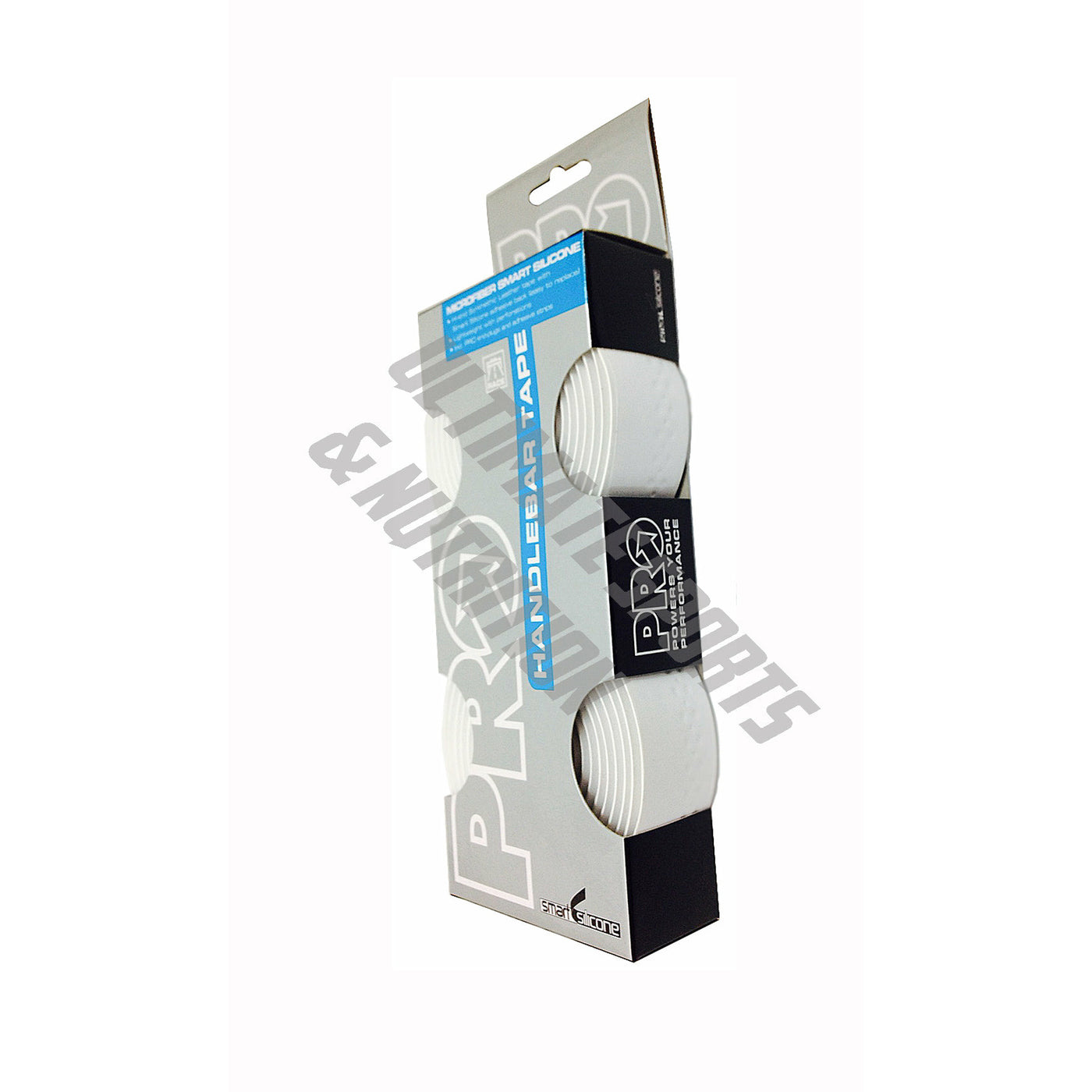 Pro Shimano Microfiber Bicycle Handlebar Tape w Smart Silicon & End-plugs White