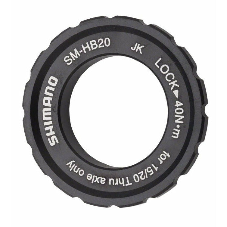Shimano 15mm 20mm Disc Brake Thru-axle Rotor Centerlock Lockring Y2A598030 Lock