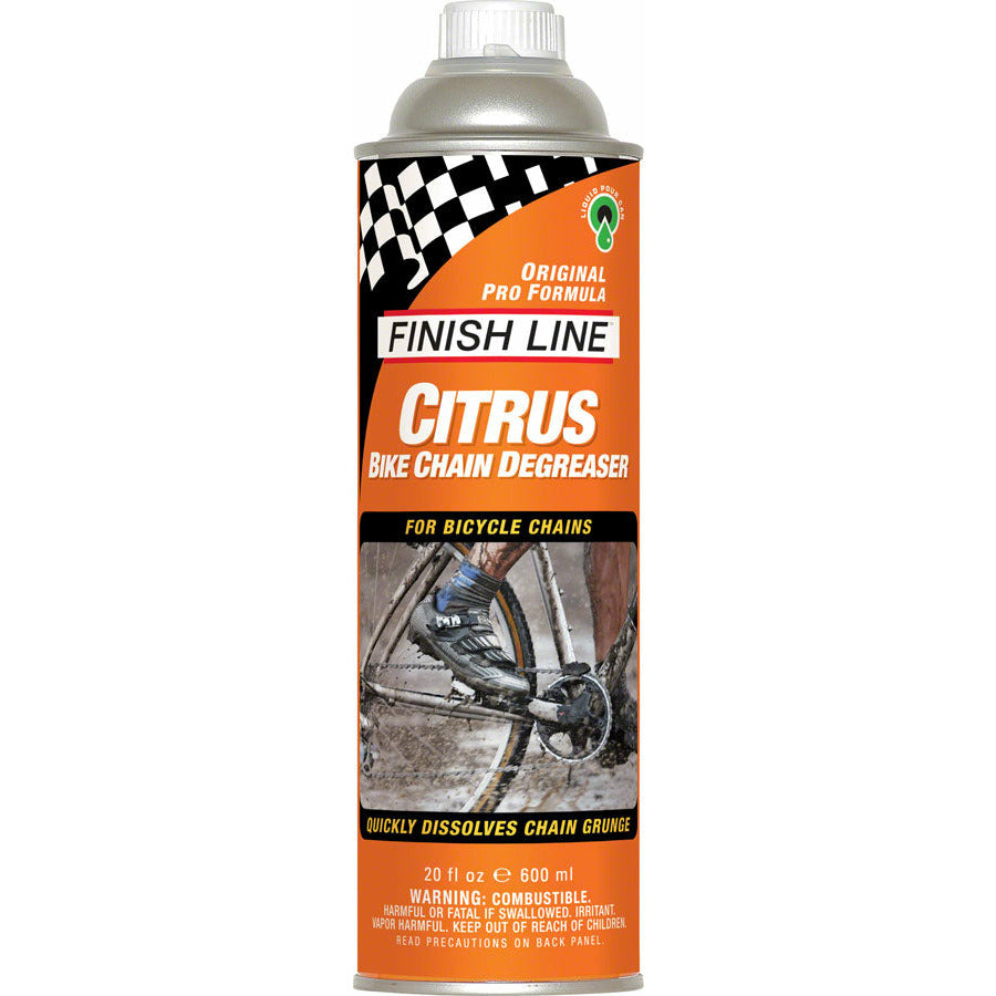 Finish Line Citrus Degreaser Bicycle Component Chain Cleaning Fluid 20oz