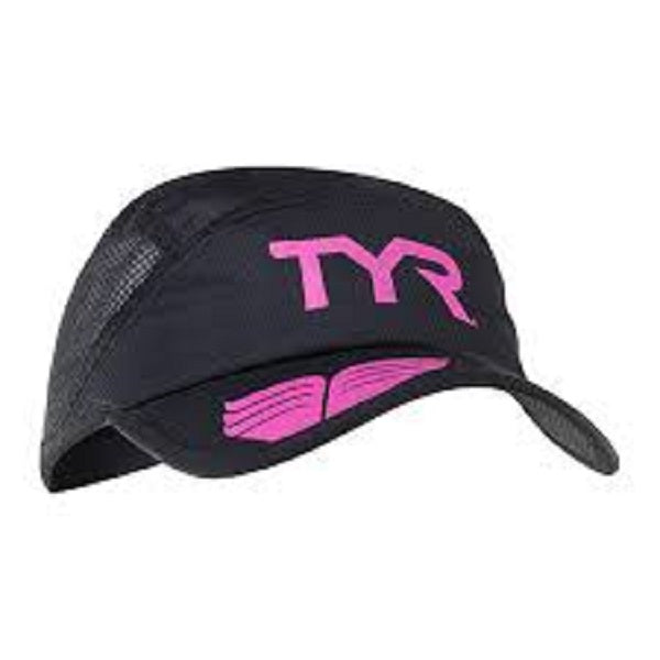 TYR Running Cap Hat One Size Adjustable Mesh Headwear Tri Hike Hats