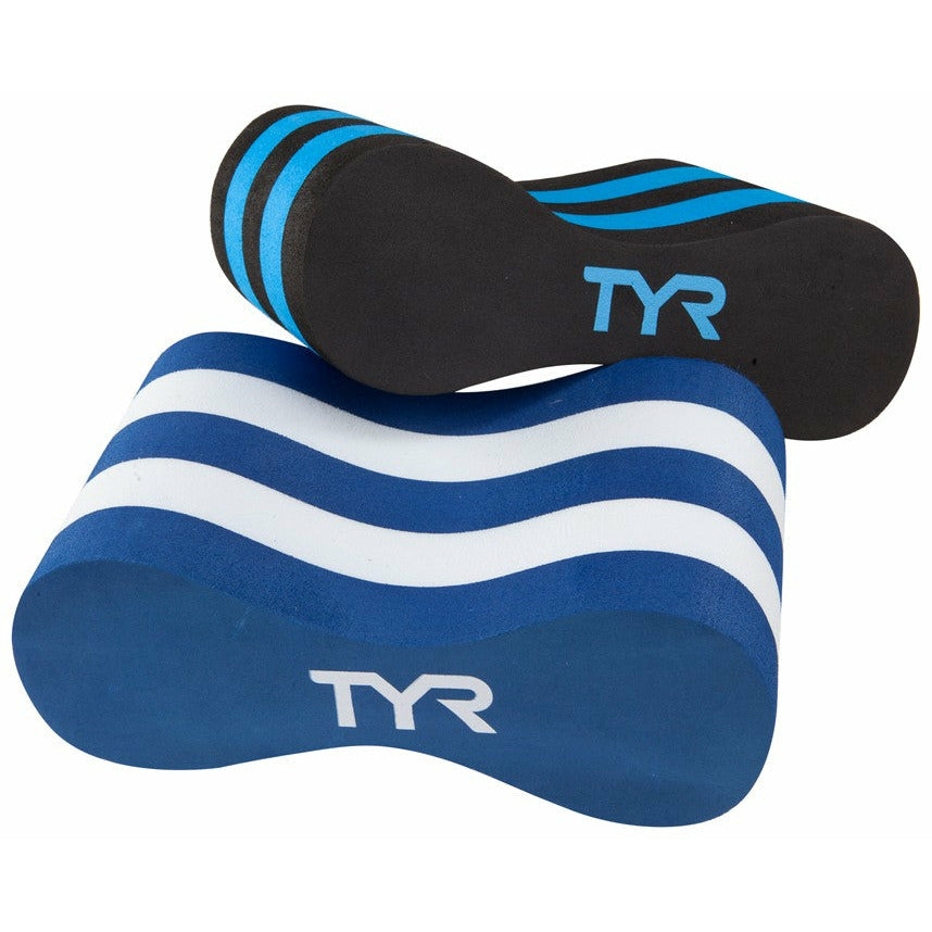 TYR Swim Training Junior Pull Float Pool Training Swimming Floats Black / Blue