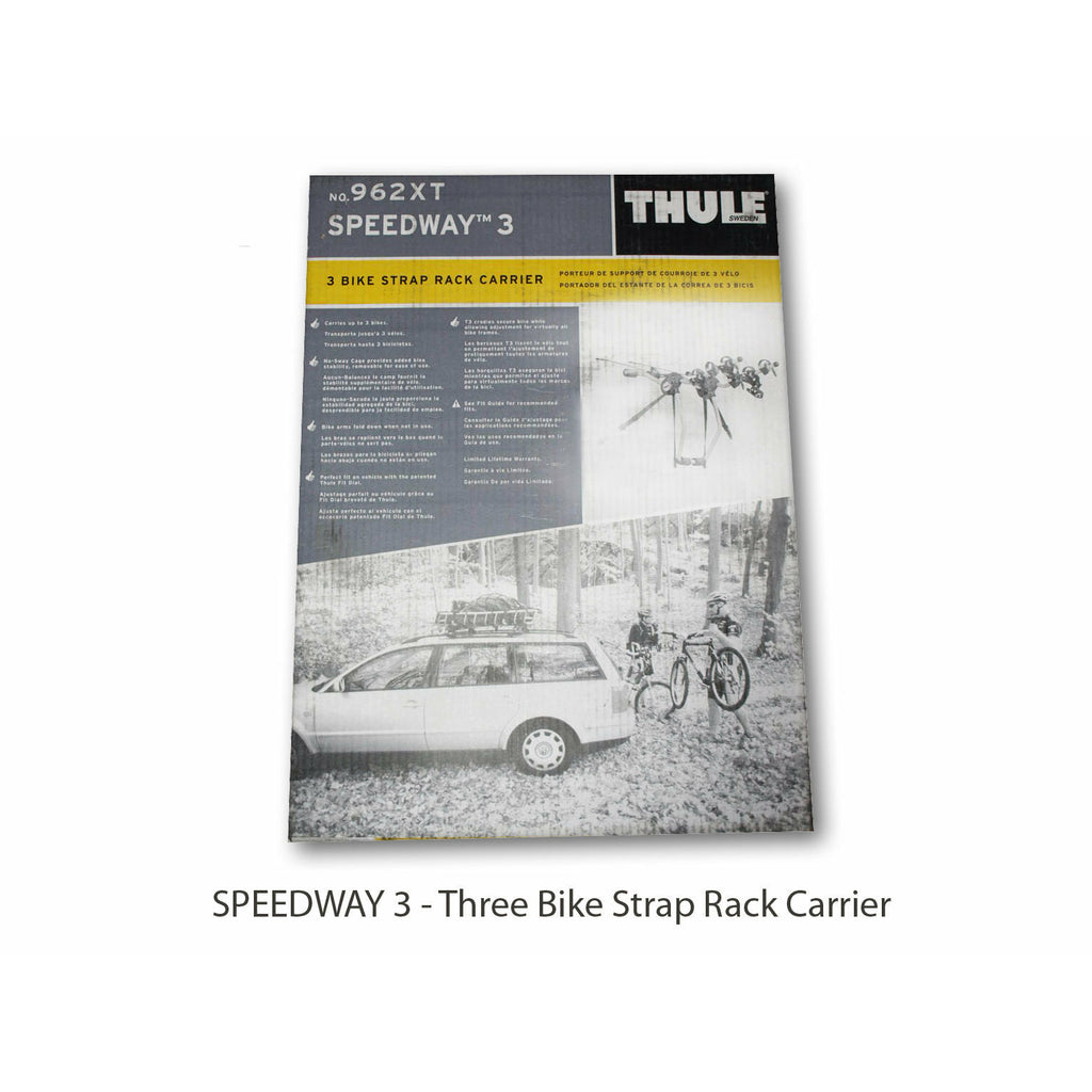 Thule Speedway 3 Trunk Rack 3 Bicycle Rack Carrier 962XT