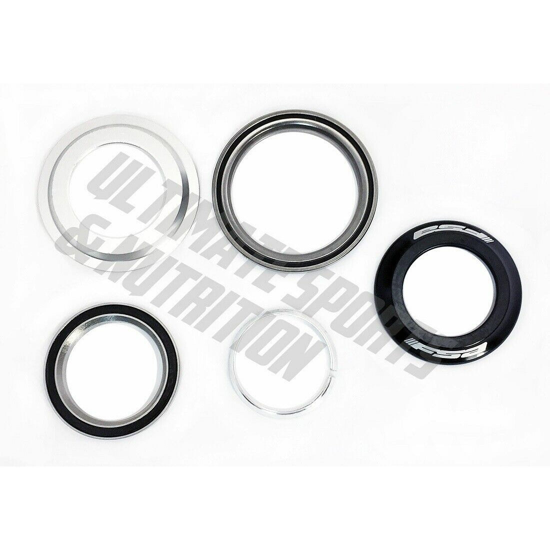FSA Integrated IS Tapered Headset 1.5 1-1/8" Bearings with Reducer Crown Race