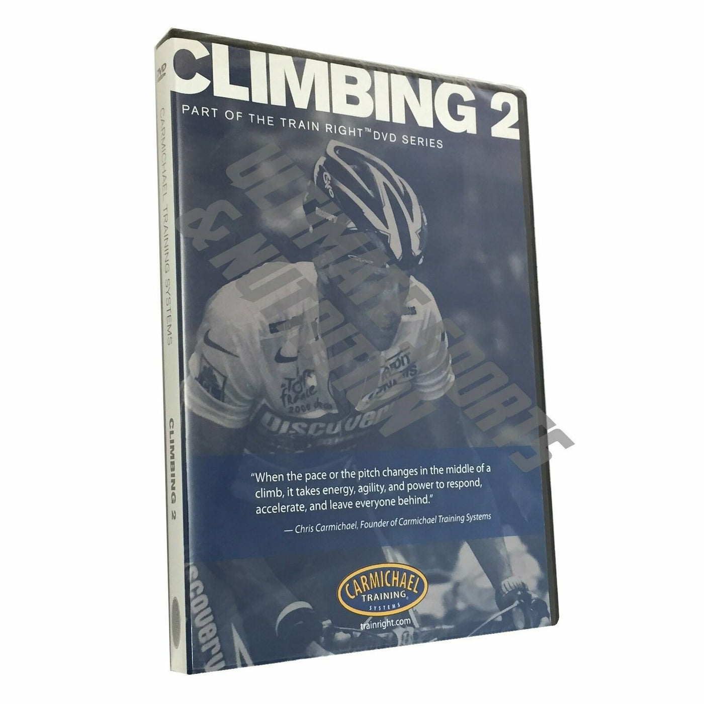 Carmichael Climbing II DVD CTS Cycling Trainging Climbing 2 DVD Video