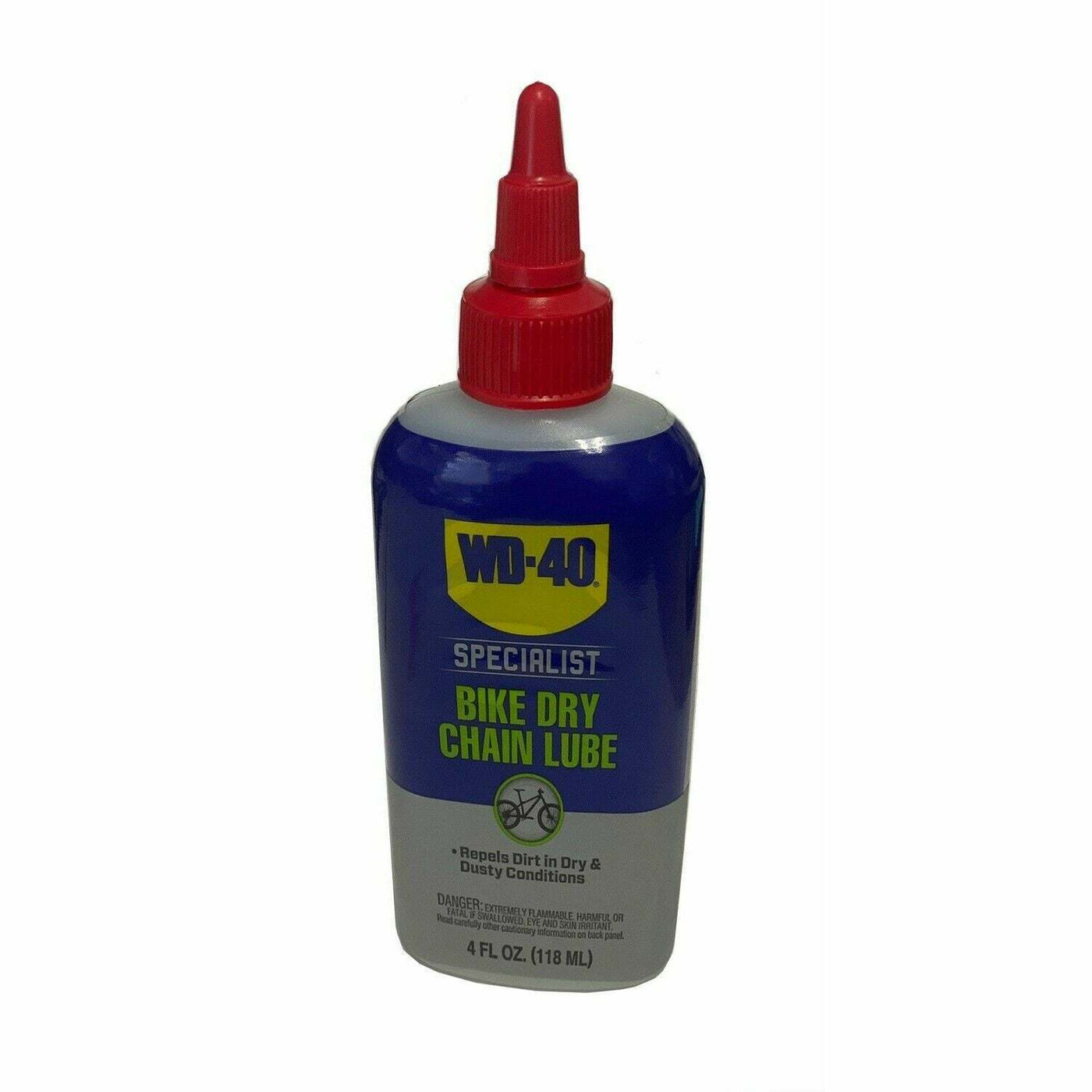 WD-40 Bike Chain Lubricant Dry Conditions Bicycle Lube 4oz Drip Bottle WD40