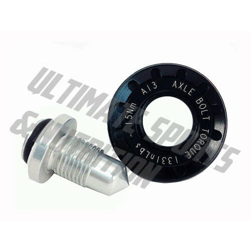 Axle Cap and Bolt For Cannondale Lefty Hub Black Left Hub Replacement Parts