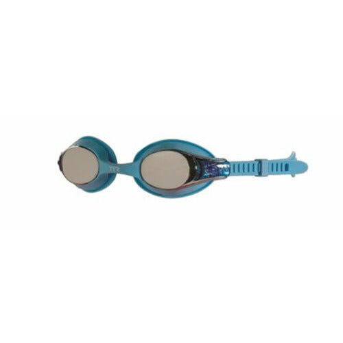 TYR Swimple Kids Goggle Metallized Blue Childrens Swimming Goggles Swim Goggle