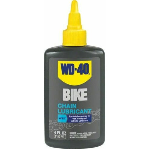 WD-40 Bike Chain Lubricant Wet Bicycle Lube 4oz Drip Bottle WD40