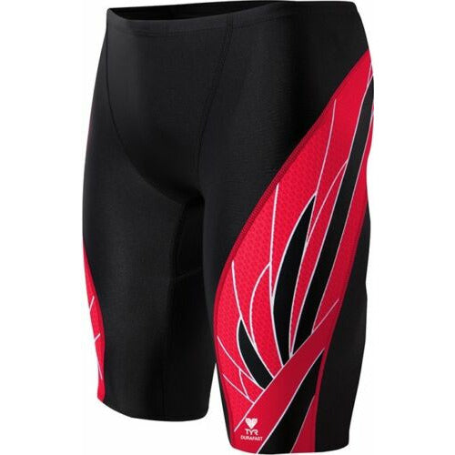 TYR Phoenix Splice Jammer Swimming Shorts Black / Red Swim Trunks X-Large 36 XL