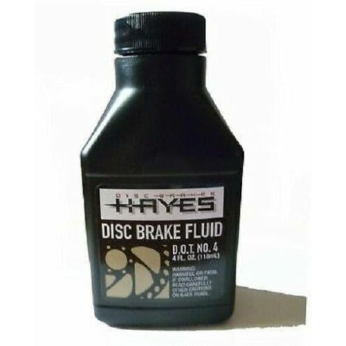 Hayes Disc Brake Fluid DOT-4 Hydraulic Braking System Fluid 4oz 4 Ounce Bottle 4