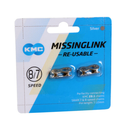 KMC Missing Link II Connector Re-Usable Fits KMC Z8.1 & Sram 7/8 Speed