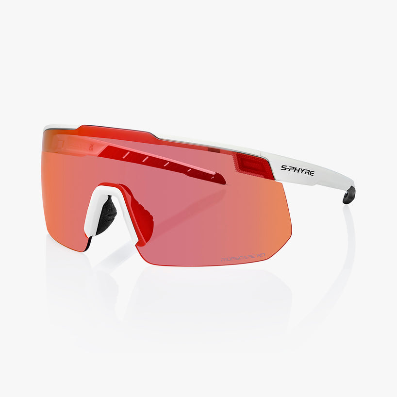 SHIMANO S-PHYRE MAGNETIC SUNGLASS w/ SPARE LENS  CE-SPHR2-RD  MATTE WHITE