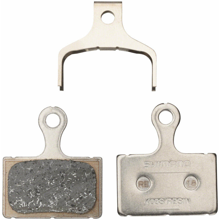 Shimano K03S Resin Disc Brake Pads - Resin, Steel Backed, Fits 105 BR-R7070, Tiagra BR-4770, BR-RS405, and BR-R8070