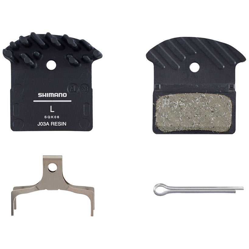 SHIMANO Disc Brake Pads J03A RESIN PAD & SPRING WITH FIN