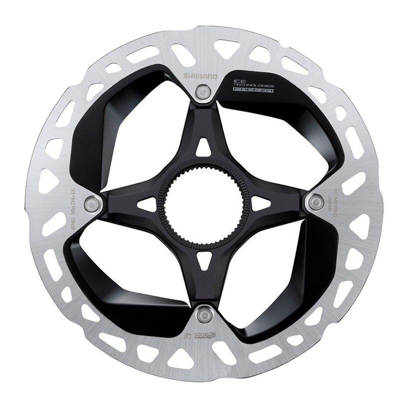 Shimano XTR RT-MT900-S Disc Brake Rotor - 160mm, Center Lock, Silver/Black