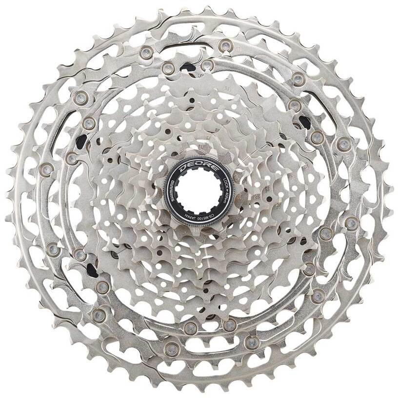 Shimano Deore CS-M5100-11 Cassette - 11-Speed, 11-51t, Silver