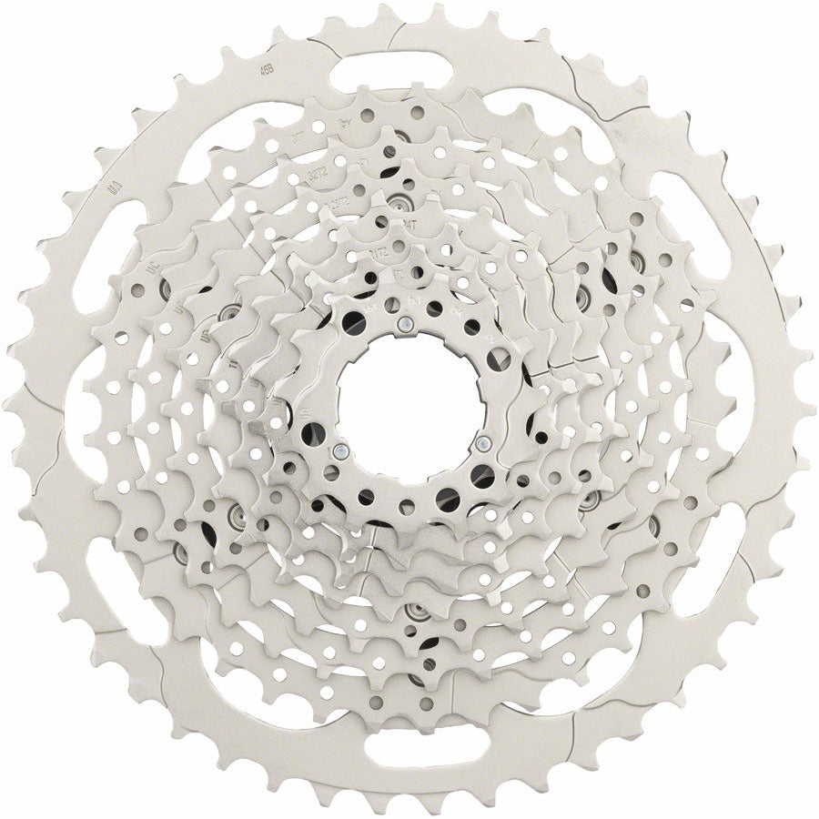 Shimano Deore CS-M4100-10 Cassette - 10-Speed, 11-46t, Silver