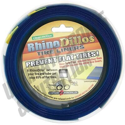 Rhinodillos Thorn Resistant Tire Liners Pair 700x23 700x25 27x1" Road Bike 700C