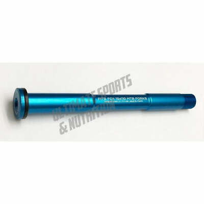 Wolf Tooth Component Replacement Thru Axle 15x110mm for 15mm Fox Boost Fork Blue