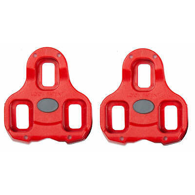 Look Keo Pedal Replacement Cleat Set Red 9 Degrees Float w Mounting Hardware