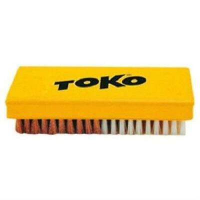 Toko Combi Brush Nylon / Copper for Ski Wax Removal Base Cleaning & Finish Work