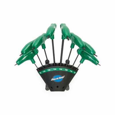 Park Tool PH-T1.2 P-Handled Star Shaped 8 Piece Torx Wrench Set w Holder Green