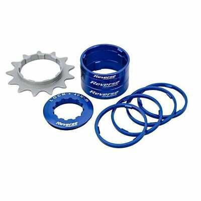 Bicycle Single Speed Kit 13T For Shimano HG Style Freehub Blue by Reverse