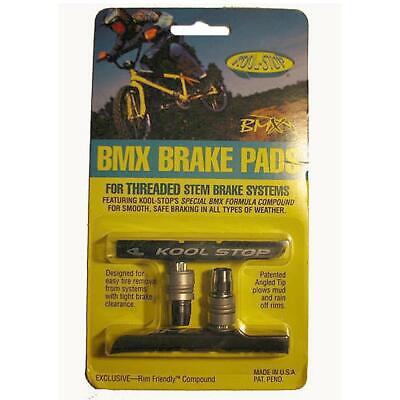 Kool Stop BMX Brake Pads Threaded Post Type Black Pads