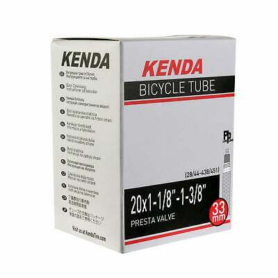 Kenda 20" Bicycle Tube 20x1-1/8"-1-3/8" w/33mm Presta Valve