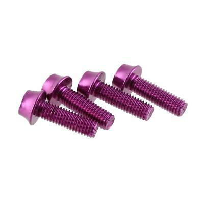 Wolf Tooth Components Aluminum Water Bottle Cage Bolts 4 pack Bolt Set - Purple