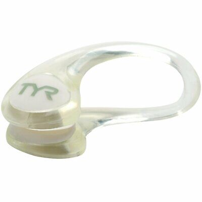 TYR Ergo Swim Nose Clip Clear Swimming Gear Training Small Low Profile Nose Pads