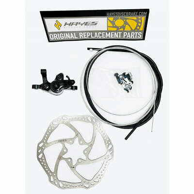Hayes MX-Comp Cable Actuated Mechanical Post Mount Disc Caliper and Rotor Black