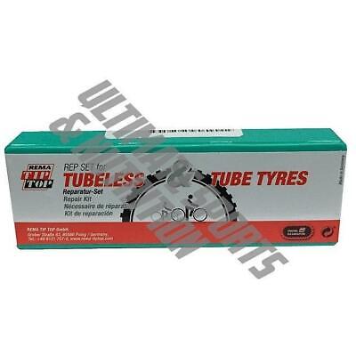 Rema Tubeless Tire Puncture Repair Kit Patch kit for Tubeless & Tube Type Tires