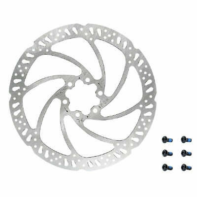 Tektro 6-bolt Bicycle Disc Brake Rotor 180mm with Mounting Bolts