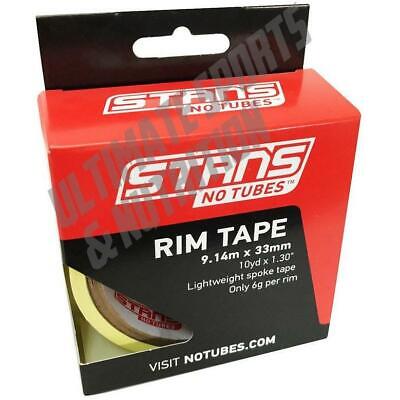 Stan's NoTubes Roll 33mm x 10 yd Tape Stans Yellow 33 mm No Tubes Rim Strip