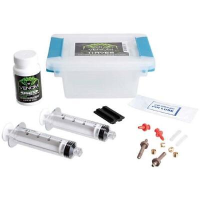 Hayes Venom Dual Syringe Disc Brake Bleed Kit w Mineral Fluid and Fittings