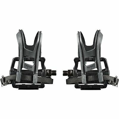 Wellgo Resin Mountain Bike Pedal Set Bicycle Pedals Right & Left w Clip / Strap