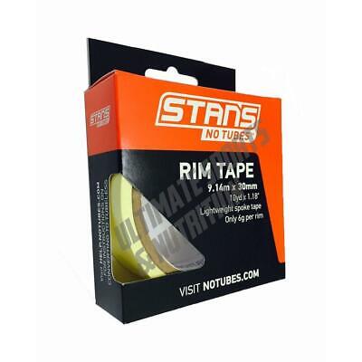Stan's NoTubes Roll 30mm x 10yd Tape Stans Yellow 30 mm No Tubes Rim Tape AS0133
