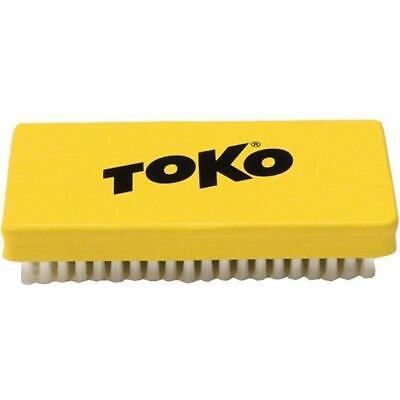 Toko White Nylon Brush for Ski Wax Applications Ski Wax Brushes 5545245