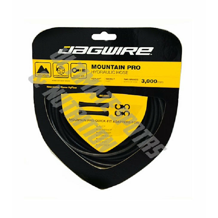 Jagwire Mountain Pro Hydraulic Hose Black 3000mm Front Rear Disc Carbon Brake