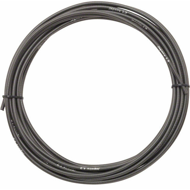 Jagwire Braided Metallic Brake Cable Housing 5mm Road 25 Foot Roll Black Carbon