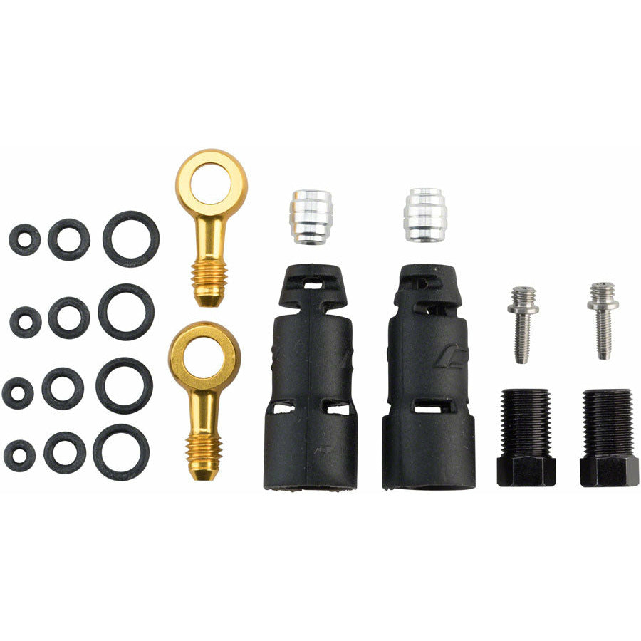 Jagwire Pro Quick-Fit Adapters for Hydraulic Hose - Fits SRAM Code R/RSC and Level TLM/Ultimate
