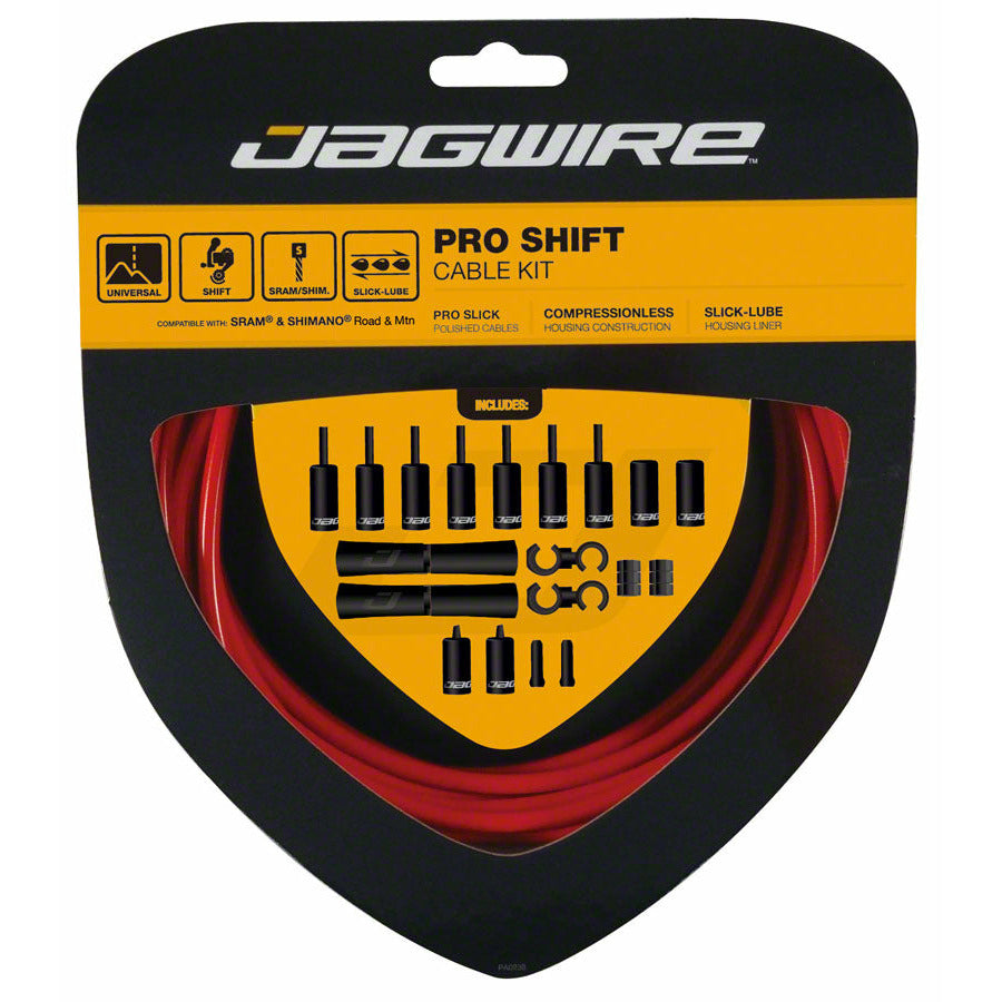 Jagwire Pro Shift Kit Road Mountain fits SRAM Shimano Shifters Derailleur Red