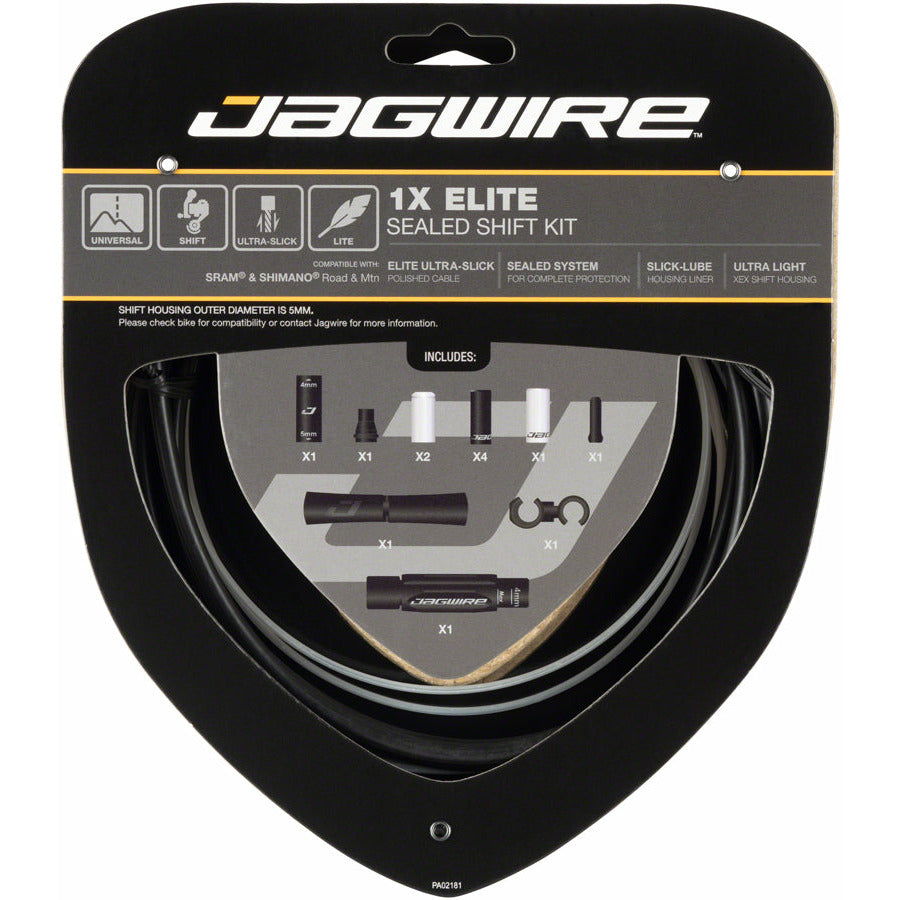 Jagwire 1x Elite Sealed Shift Cable Kit SRAM/Shimano Black