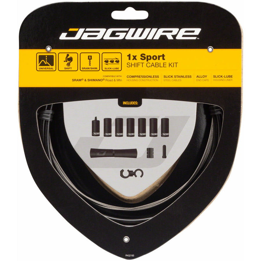 Jagwire 1x Sport Sealed Shift Cable Kit SRAM/Shimano Black