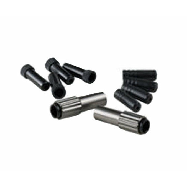 Shimano SRAM Campagnolo Mini Inline Brake or Deraileur Cable Adjuster Kit Silver