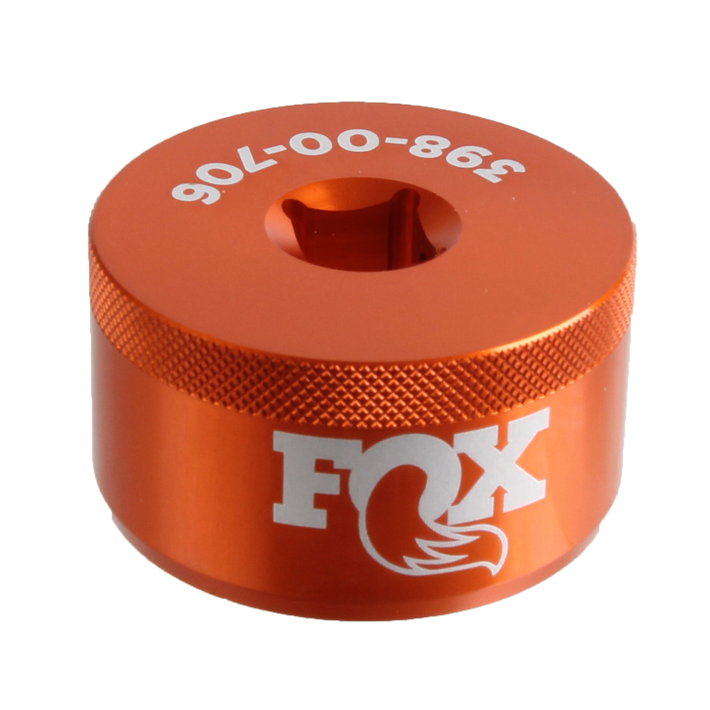 Fox Shox Flush Ground Top Cap Socket Tool for Fox Fork Caps 32mm Orange