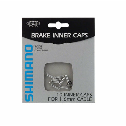 Shimano Brake Cable Tips Box of 10 End Crimps For 1.6mm Bicycle Shifter Cables